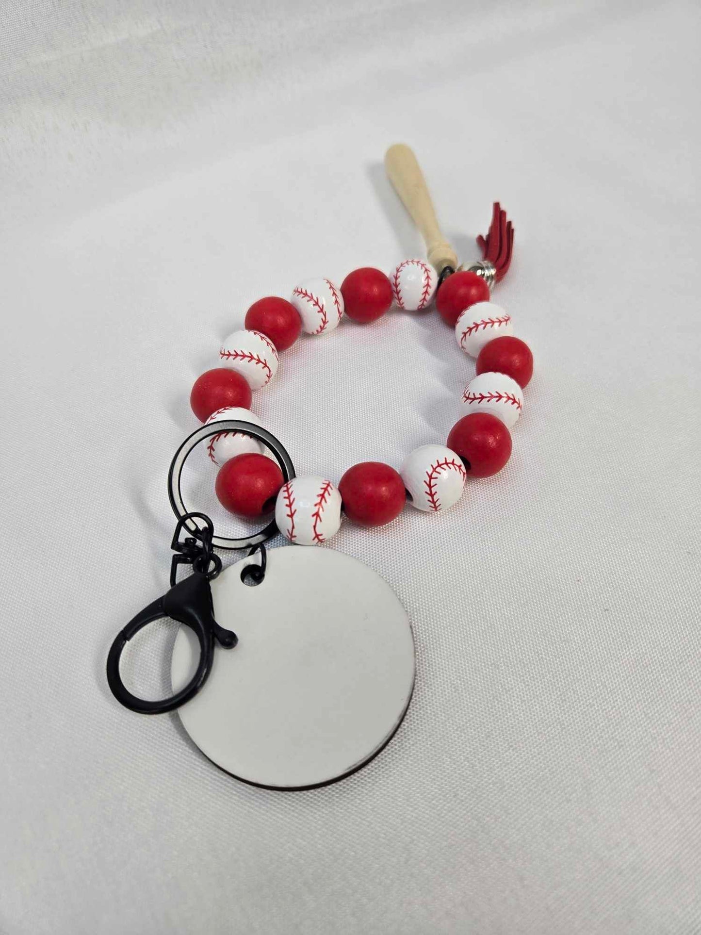 Baseball and Softball Bracelet Keychain