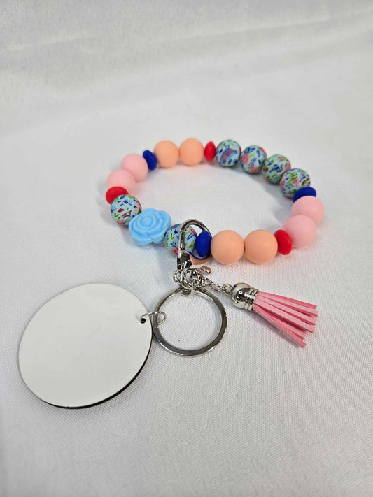 Floral Bracelet keychain