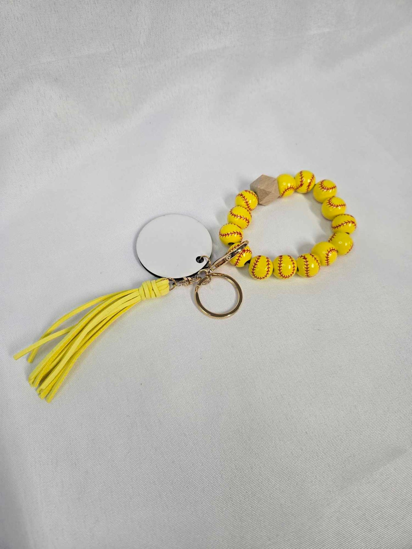 Baseball and Softball Bracelet Keychain