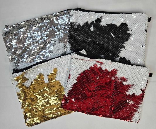 Sequin Cosmetic Pouches/Bags - Blank for Sublimation