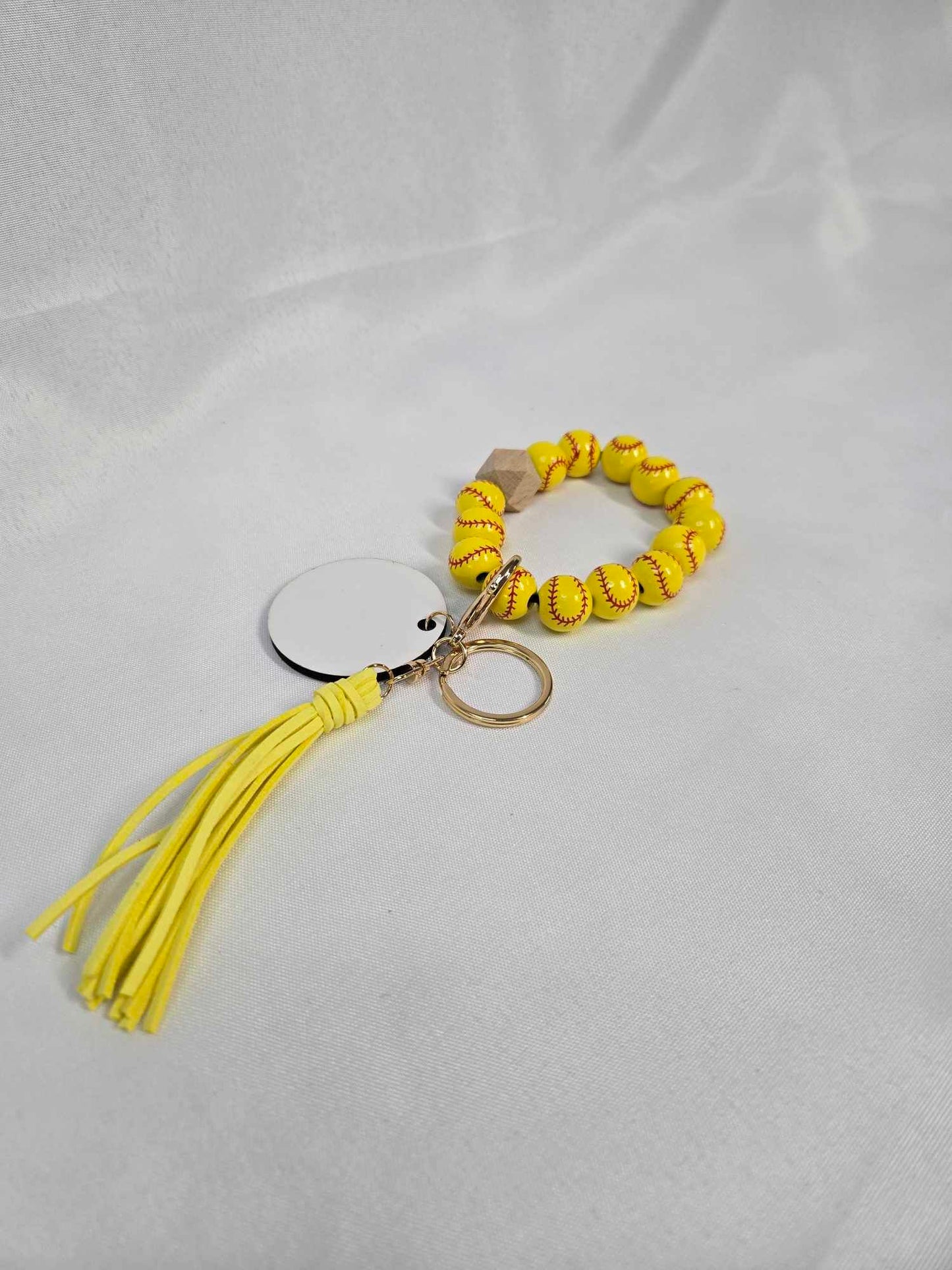 Baseball and Softball Bracelet Keychain