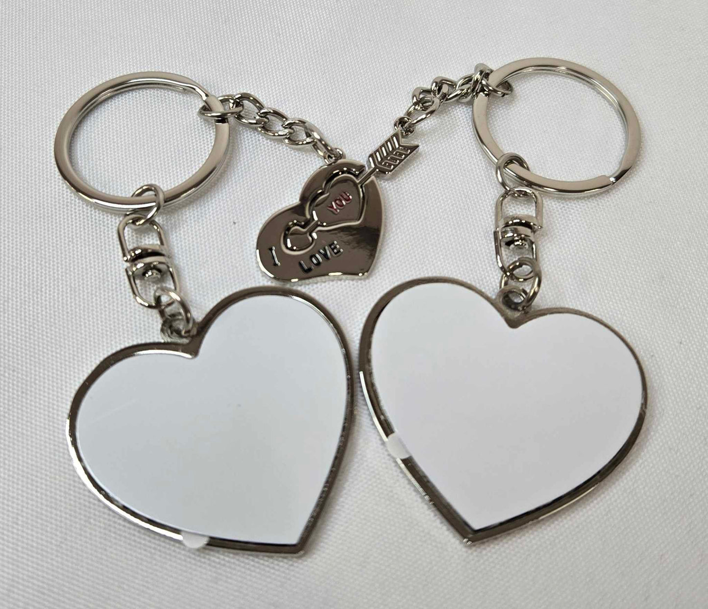 Interlocking Keychain Pair - Blank