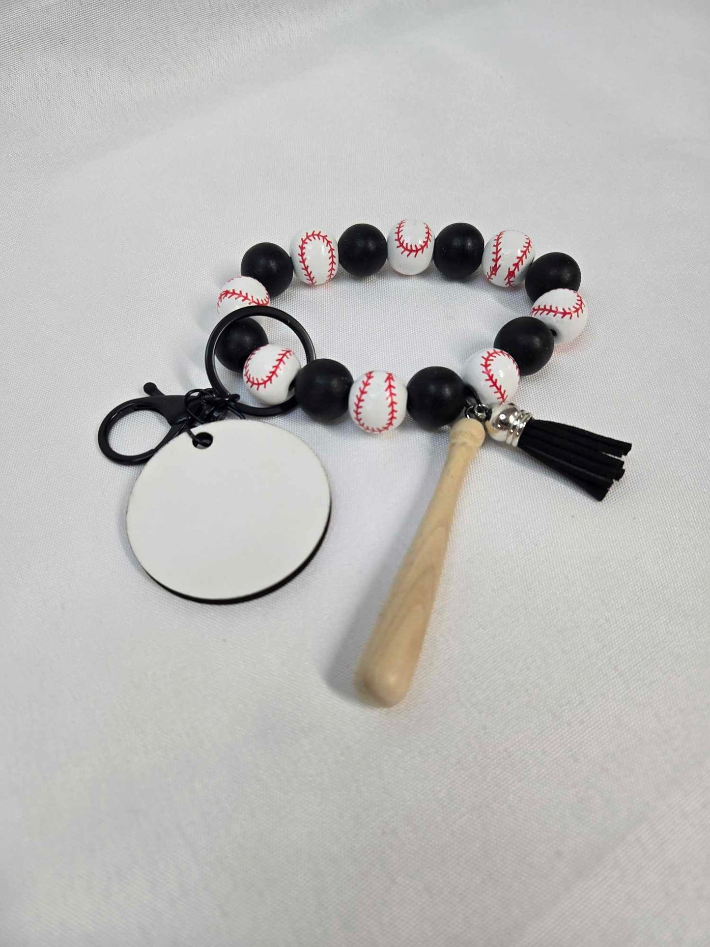 Baseball and Softball Bracelet Keychain