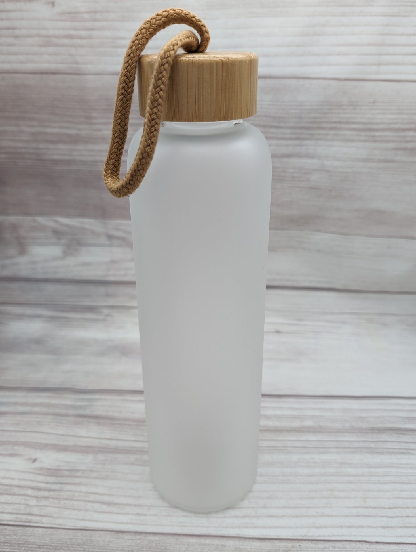 17oz Glass Frosted Water Bottles