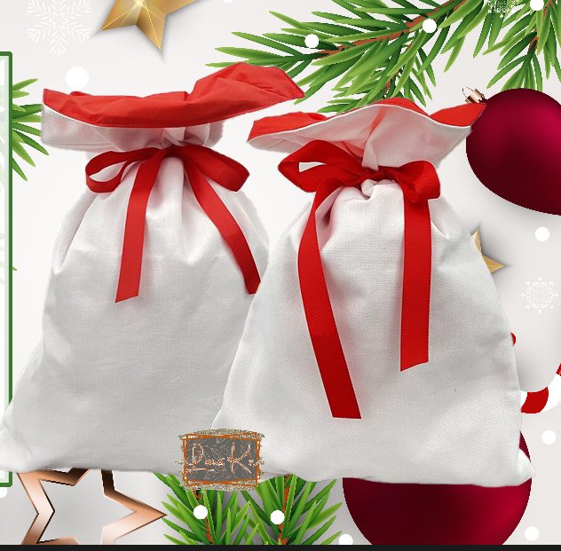 Santa Sacks - Blank for Sublimation