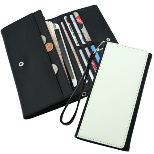 black pu leather sublimation blank wallet